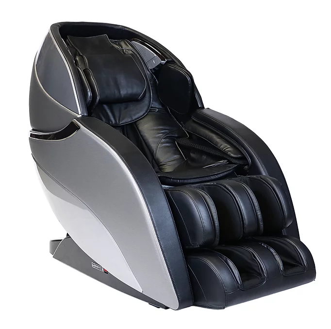 Genesis massage chair in black and silver