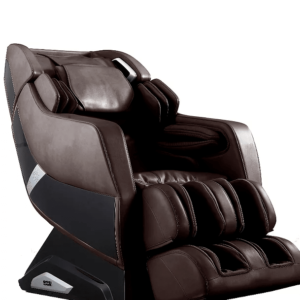 View of Riage X3 massage chair in brown/black