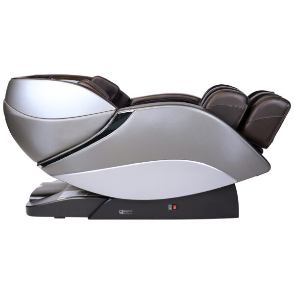The Genesis Max 4D Massage Chair fully reclined